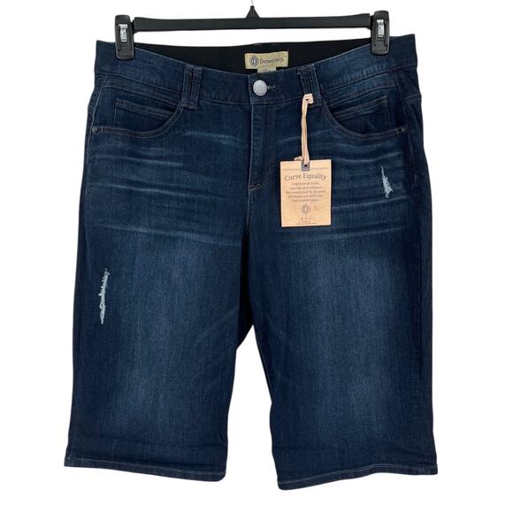 Democracy shorts High Rise Ab Technology dark blue size 18W - Picture 1 of 5